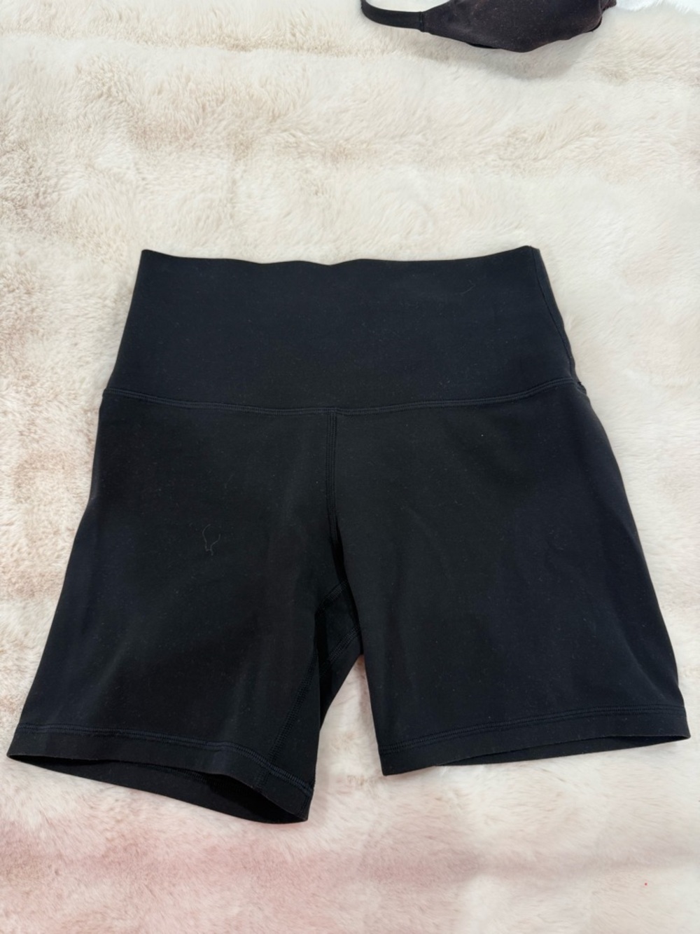 lululemon athletica Black High-Rise Bike Shorts